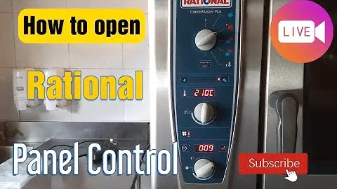 How To Open Control Panel of Combi Oven Rational || Cara buka panel Combi Oven Rational