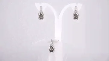 Комплект: Серьги арт.33116200Дтр и Подвеска арт.53116200Дтр