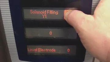 Rational oven SCC , how to start the Function Test Service,components activated