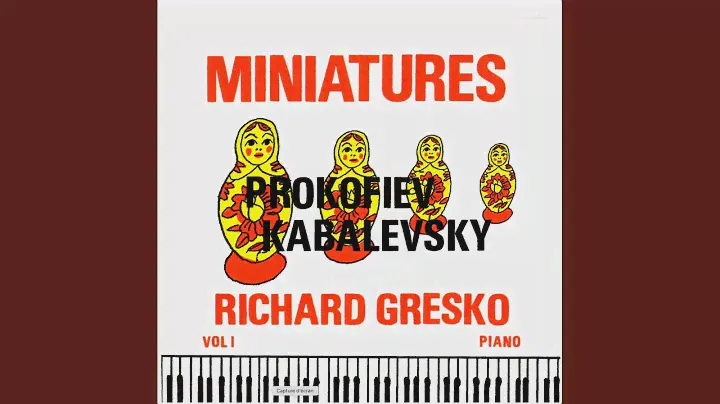 Thirty Children's Pieces, Op. 27: No. 17, Dancing on the Lawn