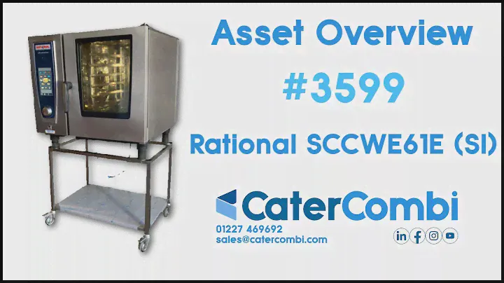 Rational SCC WE (SI Unit) 6 Grid 3 Phase Electric Combi Oven - CaterCombi Asset 3599